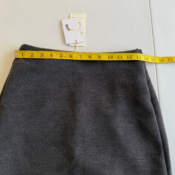 Commense Mini Skirt Women XS Gray Stretch REVOLVE ANTHRO Minimalist Neutral - Picture 5 of 12